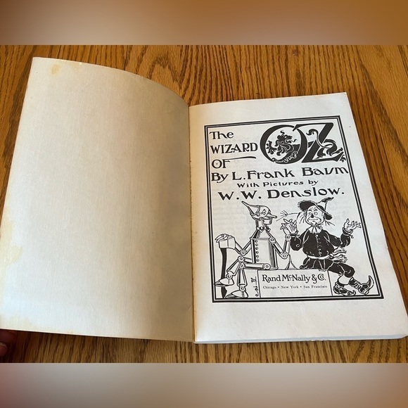 VINTAGE 1956 White Series Wizard of Oz Book - Picture 4 of 5